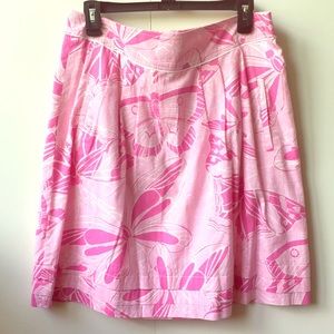 Lilly Pulitzer butterfly print skirt